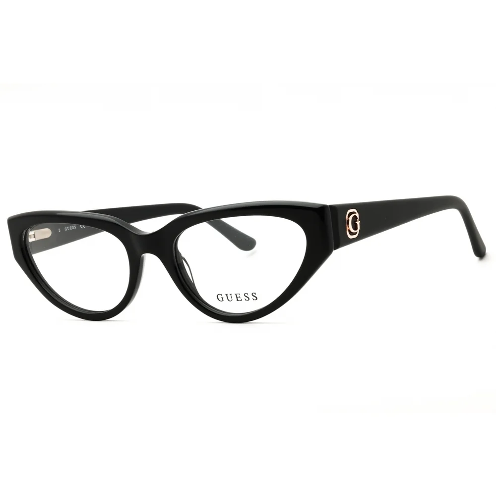 NWT Guess GU50113 Black Cat Eye 53mm Eyeglasses